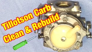 Tillotson Carb Clean amp Rebuild  Stihl 08s Chainsaw  TS350 Cut off saw etc  Mend It Man 🪛 [upl. by Herodias]