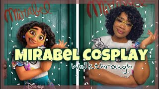 Mirabel Costume Walkthrough Wig Glasses Costume  Disney Encanto Cosplay Costume [upl. by Lebiram181]