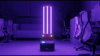 Autonomous disinfection UV Robot [upl. by Meingolda95]