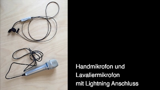 iPhone 7 Zwei LightningMikrofone im Test [upl. by Einohtna642]