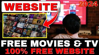 AWESOME 100 FREE MOVIES amp TV STREAMING WEBSITE  100 No Sign Up 2024 [upl. by Becki]