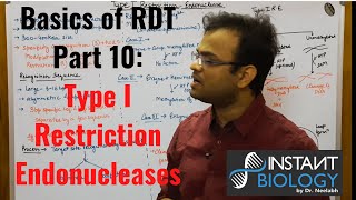 Basics of RDT Part 10 Type I Restriction Endonuclease [upl. by Pritchard268]