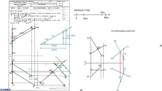 Geometría Descriptiva Ejercicio de Proyección de Recta Pizarra Virtual [upl. by Sone]