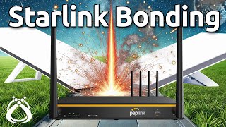 Peplink SpeedFusion Bond Starlink with this Internet GameChanger [upl. by Terchie]