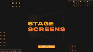 How To Create and Use Stage Screens in ProPresenter 7 [upl. by Erialb]