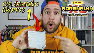 SE LLENA EL ÁLBUM COLOCANDO CARTAS ADRENALYN XL 202021 LIGA SANTANDER [upl. by Benco75]