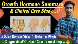 Summary amp Clinical Case Study  Growth HormoneEndocrine Physiology  in hindi Ashish [upl. by Reede]