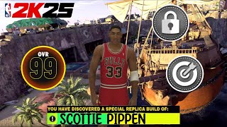 THE BEST SCOTTIE PIPPEN WING STOPPER BUILD NBA 2K25 ELITE DEFENSIVE FORWARD [upl. by Raual]