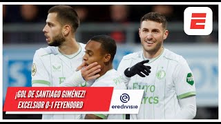 GOLAZO DE SANTIAGO GIMÉNEZ para adelantar al Feyenoord ¡REGRESÓ LA MAGIA  Eredivisie [upl. by Tneicniv]