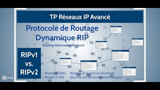 Protocole de Routage Dynamique RIP  RIPv1 vs RIPv2 [upl. by Eytak493]