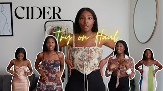 CIDER CLOTHING TRY ON HAUL amp REVIEW  Styling Tips  Unique finds [upl. by Aldric]