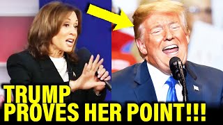 Watch Trump Spiral the INSTANT Kamala CALLS HIM CRAZY [upl. by Gorski661]