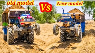 Swaraj 744 XT old model vs Swaraj 744 XT new model Hindi full loaded trolley in stock [upl. by Peppi]