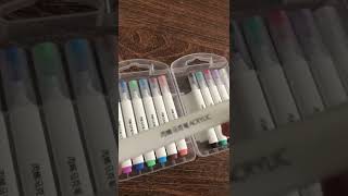 Unboxing Giorgione Acrylic Markers ✨ Visit my Instagram account in the description box [upl. by Vieva]