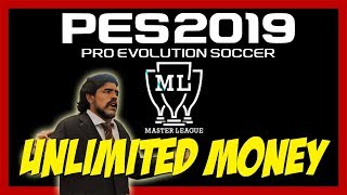 Pro Evolution Soccer 2019 Unlimited Money 🔴 PES 2019 Unlimited Money 🔴 Master League [upl. by Inatirb]