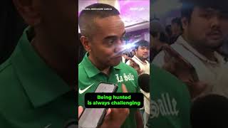 New DLSU coach Topex Robinson on the competition in Season 86 [upl. by Sheply]