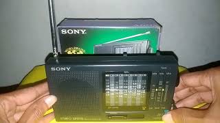 SONY ICFSW10 Stereo 12 Band FMSWMWLW RECEIVER Vintage [upl. by Benni]