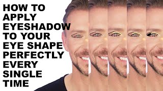 HOW TO APPLY EYESHADOW TO YOUR EYE SHAPE  BEGINNER  ADVANCED [upl. by Grath162]