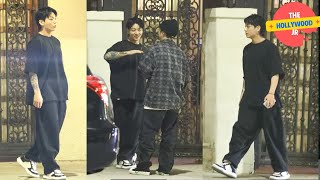 BTS JUNGKOOK ENJOYS A NIGHT OUT AT MATSUHISA RESTAURANT WITH FRIENDS [upl. by Farrow]