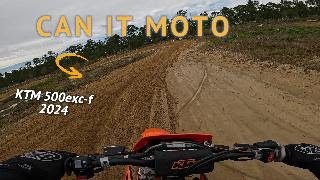 2024 KTM 500 EXCF Track day [upl. by Idoc]