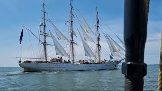 2022 Nederland Tall Ships Races Harlingen Sail Out [upl. by Lotsirk]