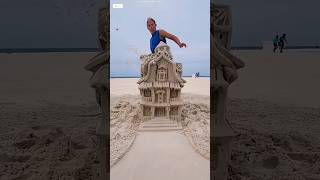 The boy built a house out of sand l shortvideos [upl. by Nnaylime76]