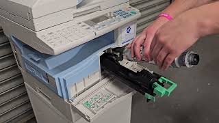 Replacing Toner Ricoh MP 161 171 And MP 201 [upl. by Dnallor322]