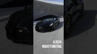 The worlds fastest roofless car bugatti Mistral [upl. by Nayt]