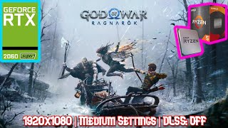 God of War Ragnarok  RTX 2060 Super  Ryzen 5500  1080p Medium Settings [upl. by Mccandless]