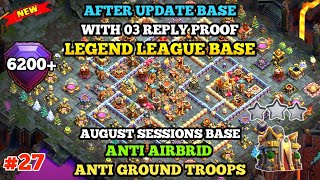 TOP 6 Best TH16 LEGEND BASE LINKS at 6500 Trophies in 2024  Clash of Clans Base Layouts 2024 27 [upl. by Senilec462]