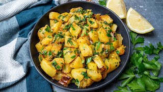 Batata Harra Lebanese Spicy Potatoes [upl. by Ayama]