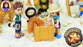 Digging for Gold  Treasure X Fossicking with Lego Friends Kids Toys [upl. by Lorenzana681]