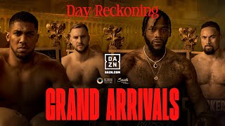 ANTHONY JOSHUA VS OTTO WALLIN amp DEONTAY WILDER VS JOSEPH PARKER GRAND ARRIVALS LIVESTREAM [upl. by Narahs349]