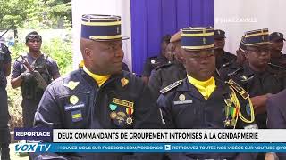 Deux commandants de groupement intronisés à la gendarmerie [upl. by Ellicec]