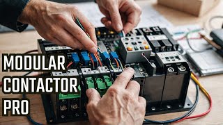 Three phase modular contactor wiring animation [upl. by Eeniffar322]