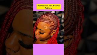 Most Current Hair Braiding Patterns  Trending Ghana Braids Hairstyles For Women shorts [upl. by Malilliw]