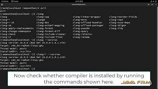 How to install Clang LLVM 16 from DVD and how to compile and run CC on Oracle Linux 9 [upl. by Enier]