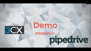 3CX Pipedrive Integration [upl. by Einnod]