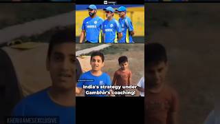 Gambhir Coaching 🤡😂😈 indvsaus gautamgambhir rohitsharma bgt trending testcricket memes ipl [upl. by Novyak]