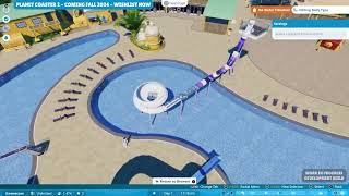 Planet Coaster 2 PS5XSXPC Water Flume Gameplay [upl. by Ginsberg]