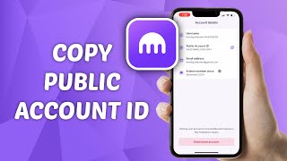 How to Copy Public Account ID on Kraken [upl. by Notnek]