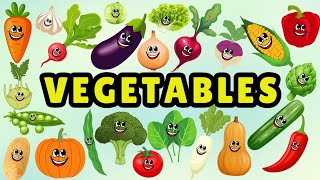 Vegetable Names in English for Toddlers  Learning Vegetables for Toddlers [upl. by Efron]