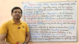 Diabetes Mellitus Part07 Long Acting Insulin Analog  Classification of Insulin  Insulin Type [upl. by Nitfa]