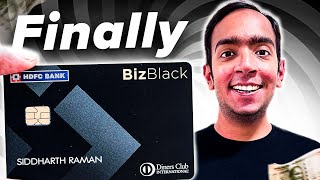 I Finally RECEIVED HDFC Biz Black Credit Card My Honest Review [upl. by Hooke439]