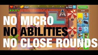 BTD 6 Resort CHIMPS guide NO ABILITIES NO CLOSE ROUNDS NO MICRO [upl. by Duyne541]