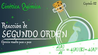 Cinética de Segundo Orden Vida Media [upl. by Esimaj]