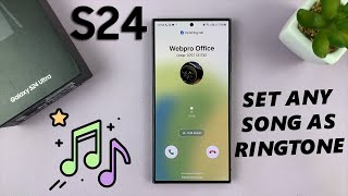 How To Set ANY Song as Ringtone On Samsung Galaxy S24  S24 Ultra [upl. by Ketchan]