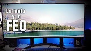 Lo Feo LG Ultrawide 34quot Curvo  Panel VA  34WP65CB 34 Pulgadas [upl. by Medrek]