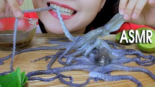 ASMR Mukbang eating Alive octopus exotic food eating sounds Part 04 먹방  LINHASMR [upl. by Spielman]