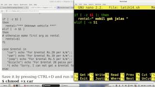 005 Tutorial Shell Script Linux  While Loop Case [upl. by Ecinahc849]